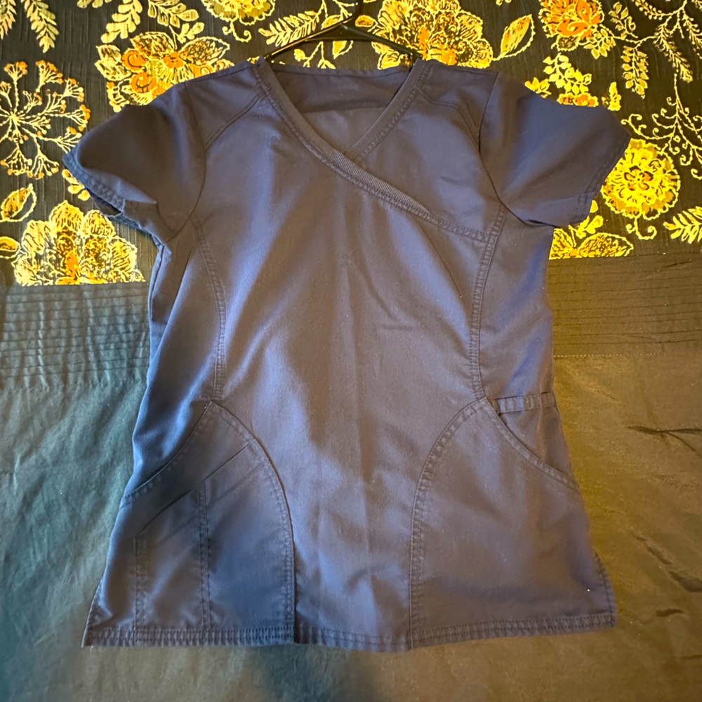 Dark blue Walmart scrub set (top and bottoms)